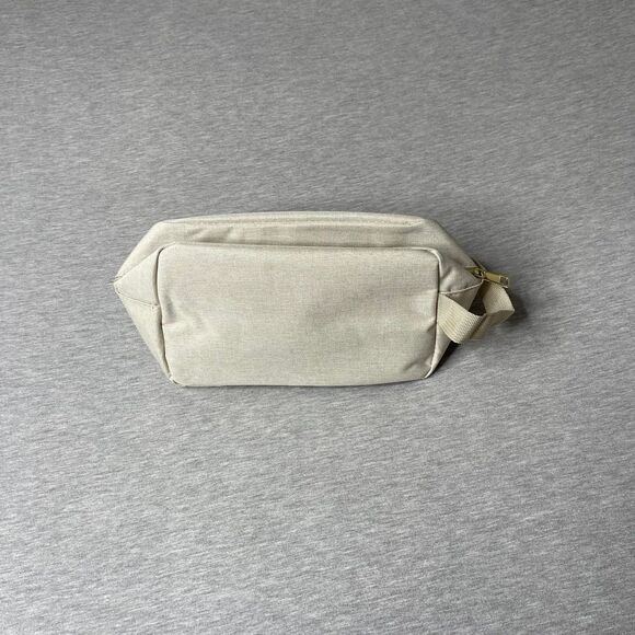 Minkars Small Biege Toiletry Cosmetic Travel Bag - Picture 3 of 9